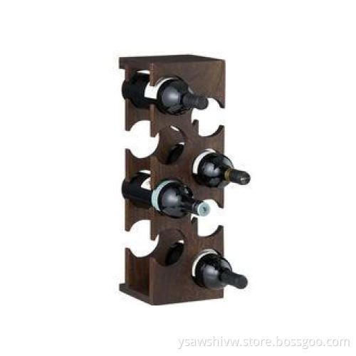 Wooden Wine Display Stands , Wall Mounted Wine Rack For Kit